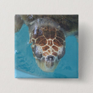 Badge Carré 5 Cm Bouton