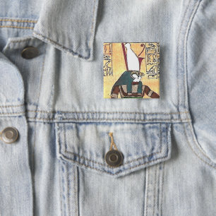 Badge Carré 5 Cm Bouton