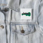 Badge Carré 5 Cm Bouton (En situation)