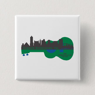 Badge Carré 5 Cm Bouton