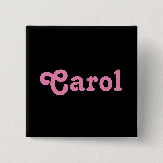 Badge Carré 5 Cm Bouton (Devant)