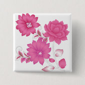 Badge Carré 5 Cm Bouton (Devant)