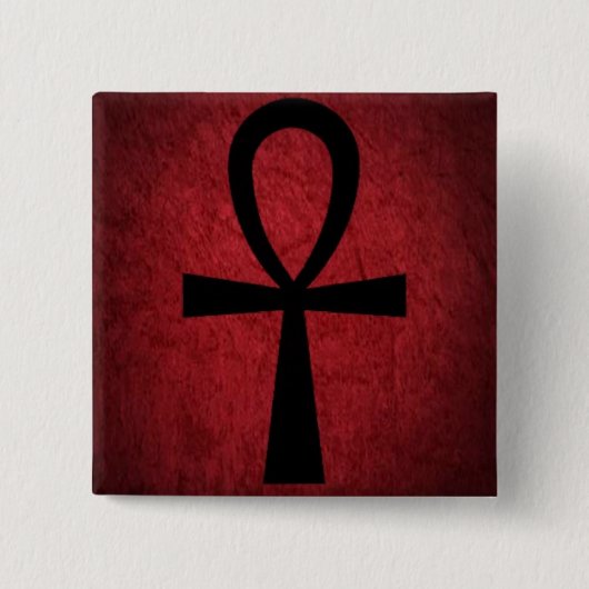 Badge Carré 5 Cm bouton (Devant)