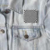 Badge Carré 5 Cm Bouton (En situation)