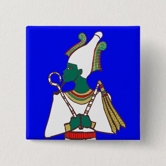 Badge Carré 5 Cm Bouton (Devant)