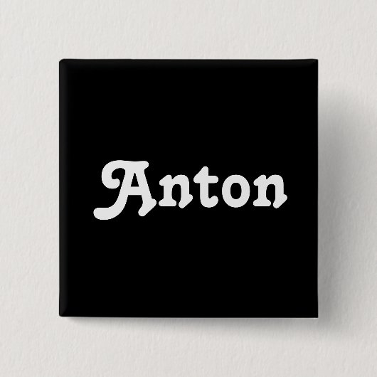 Badge Carré 5 Cm Bouton (Devant)