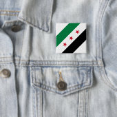 Badge Carré 5 Cm Bouton (En situation)