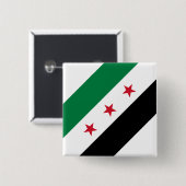 Badge Carré 5 Cm Bouton (Devant & derrière)