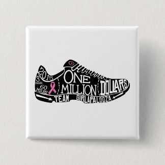 Badge Carré 5 Cm " bouton 2x2 carré