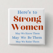 Badge Carré 5 Cm Bouton AAUW (Devant)