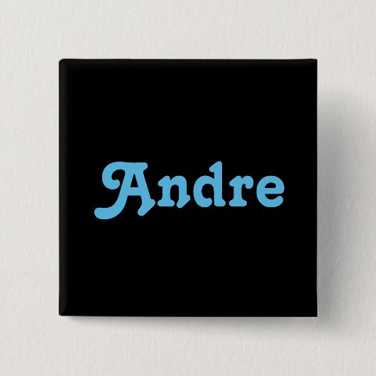 Badge Carré 5 Cm Bouton André (Devant)