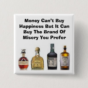 Badge Carré 5 Cm Bouton Argent