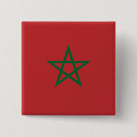 Bouton avec drapeau du Maroc
