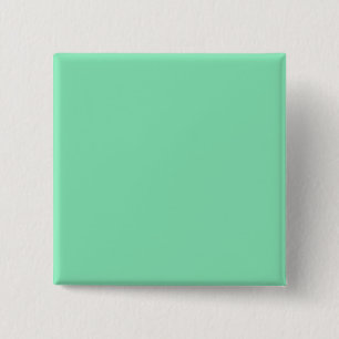 Badge Carré 5 Cm Bouton avec un Arrière - plan vert à la menthe