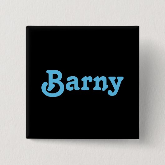 Badge Carré 5 Cm Bouton Barny (Devant)