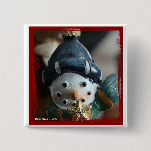 Badge Carré 5 Cm Bouton/broche (Devant)