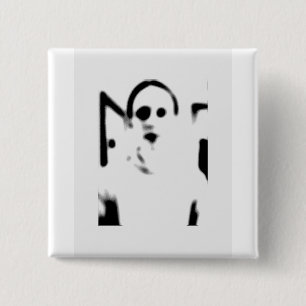 Badge Carré 5 Cm bouton brouillon de la canne nlab