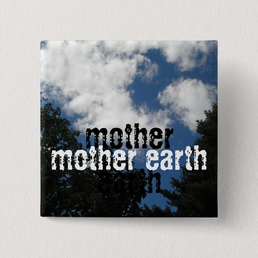 Badge Carré 5 Cm Bouton carré (Devant)