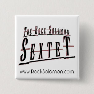 Badge Carré 5 Cm Bouton carré