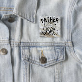 Badge Carré 5 Cm - Bouton Carré (En situation)