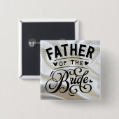 Badge Carré 5 Cm - Bouton Carré (Devant & derrière)