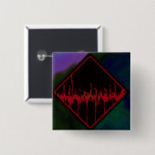 Badge Carré 5 Cm Bouton carré (Devant & derrière)