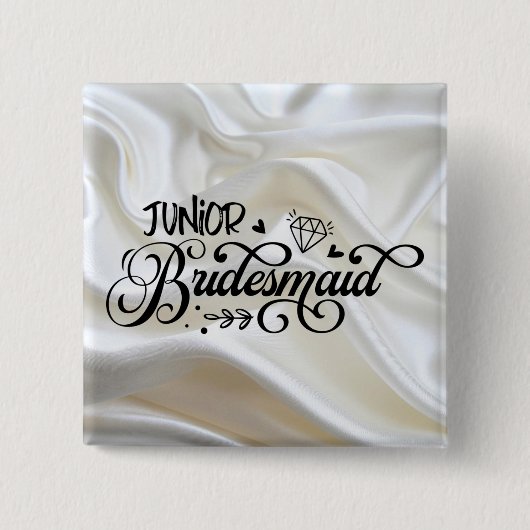 Badge Carré 5 Cm - Bouton Carré (Devant)