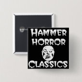 Badge Carré 5 Cm Bouton carré (Devant & derrière)