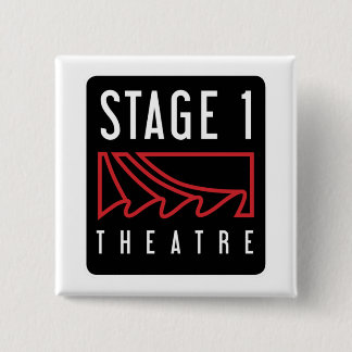 Badge Carré 5 Cm  Bouton Carré