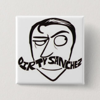 Badge Carré 5 Cm Bouton carré