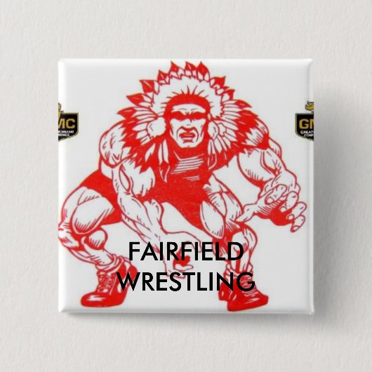 Badge Carré 5 Cm Bouton carré - customisé (Devant)