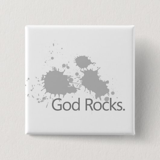 Badge Carré 5 Cm Bouton carré - customisé (Devant)