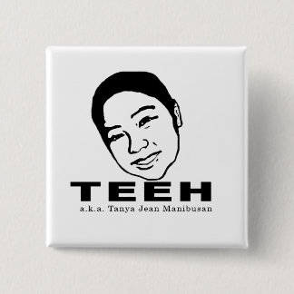 Badge Carré 5 Cm Bouton carré - customisé