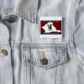 Badge Carré 5 Cm Bouton carré de CCRC (En situation)