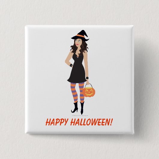 Badge Carré 5 Cm Bouton carré de DHG (Devant)