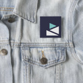 Badge Carré 5 Cm Bouton carré de Glassbreakers (En situation)