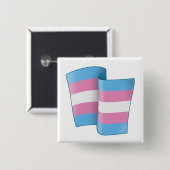 Badge Carré 5 Cm Bouton Carré de la gamme de transactions volantes (Devant & derrière)