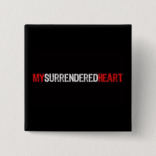 Badge Carré 5 Cm bouton carré de msh (Devant)