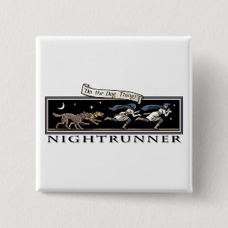 Badge Carré 5 Cm Bouton carré de Nightrunner