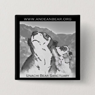 Badge Carré 5 Cm Bouton carré de sanctuaire d'Iznachi
