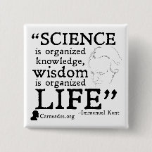 Bouton carré d'Immanuel Kant