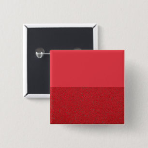 Badge Carré 5 Cm Bouton Carré rouge tomate à double texture - Perso