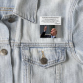 Badge Carré 5 Cm Bouton Citation Hannah Arendt (En situation)