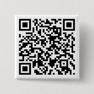 Badge Carré 5 Cm Bouton codé par QR - personnalisable