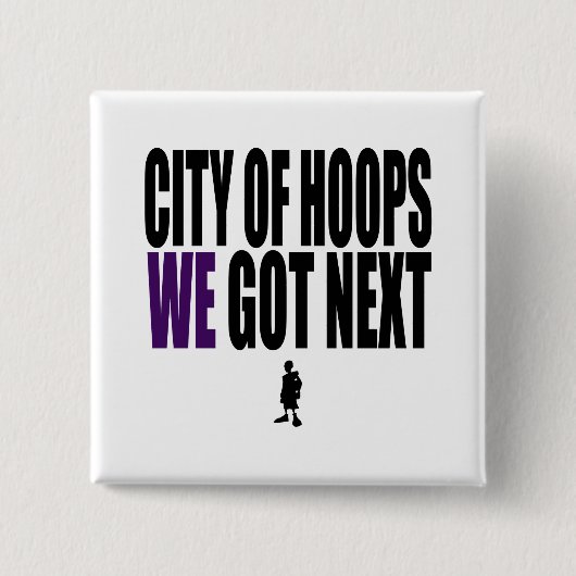 Badge Carré 5 Cm Bouton COH (Devant)