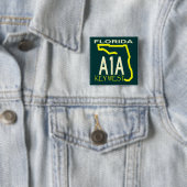 Badge Carré 5 Cm Bouton d'A1A (En situation)