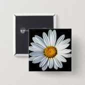 Badge Carré 5 Cm Bouton Daisy Mae (Devant & derrière)