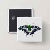 Badge Carré 5 Cm Bouton d'amortissement de l'indicateur Agender (Devant & derrière)