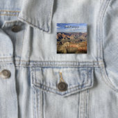 Badge Carré 5 Cm Bouton de canyon grand (En situation)