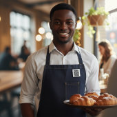 Badge Carré 5 Cm Bouton de code QR personnalisable
